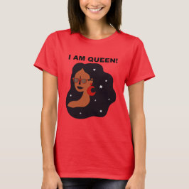 私は女王だ Tシャツ