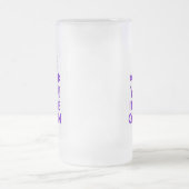 私は女王です フロストグラスビールジョッキ (中央)