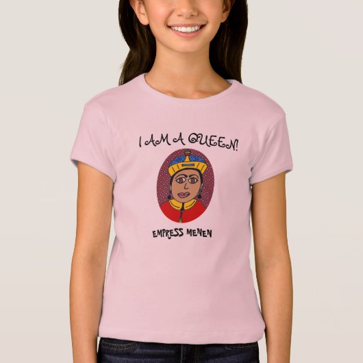 私は女王の皇后MENENのTシャツです Tシャツ (正面)