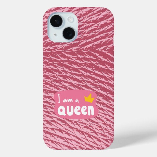私は女王様 / ライトピンク Case-Mate iPhoneケース (裏面)