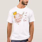 私は女王 - エレガント Tシャツ (正面)