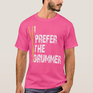 私は好きで、ドラムマードラムキットドラムセットドラムを好む Tシャツ