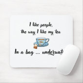 私は好きなようにお茶マウスパッド マウスパッド (マウス)
