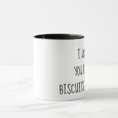 私は好みますビスケットおよびグレービーのマグを愛します マグカップ (中央)