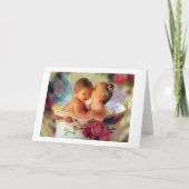 私は好みますラブソングのベビーのバレンタインのカードを愛します シーズンカード (裏面)