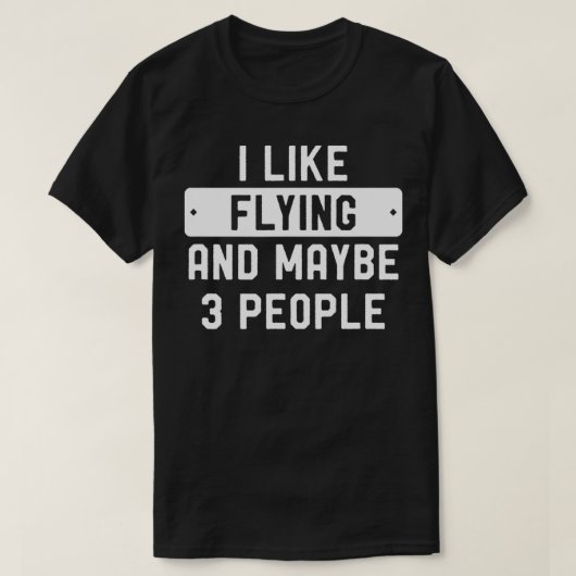 私は好飛んでいるきで、多分3人 Tシャツ (デザイン正面)