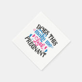 私は妊娠しているようか スタンダードカクテルナプキン (角)