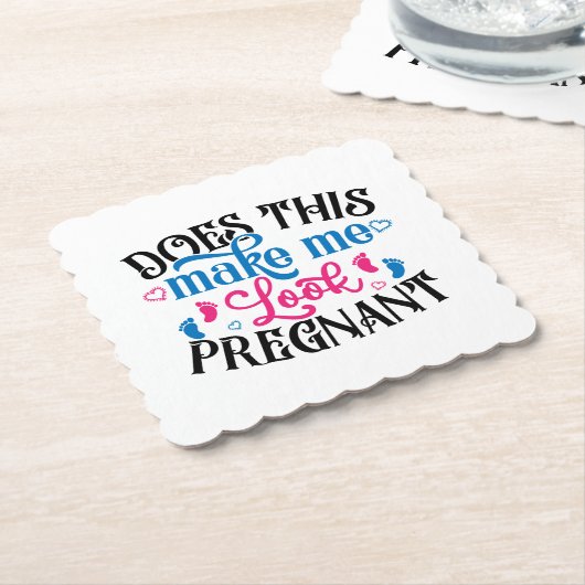 私は妊娠しているようか ペーパーコースター (アングル)