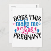 私は妊娠しているようか ポストカード (正面/裏面)