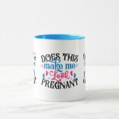 私は妊娠しているようか マグカップ (中央)