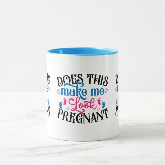 私は妊娠しているようか マグカップ (中央)