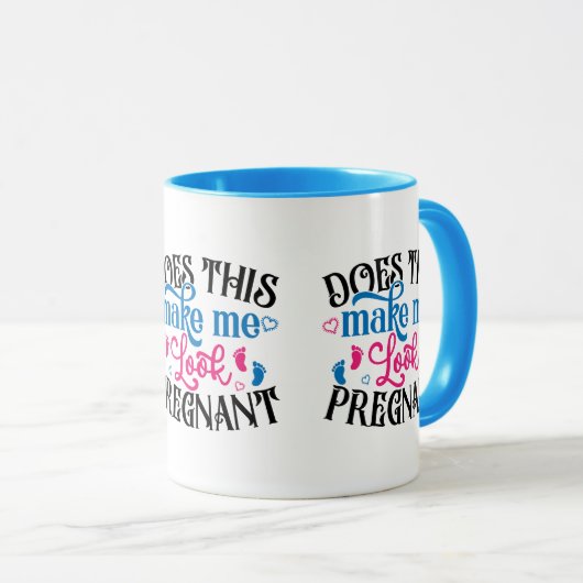 私は妊娠しているようか マグカップ (正面右)