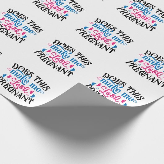 私は妊娠しているようか ラッピングペーパー (角)