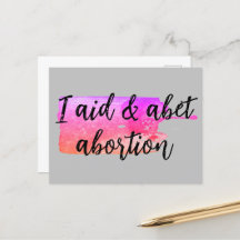 私は妊娠中絶を援助し禁止する