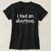 私は妊娠中絶権の女性の体Pro Choice Femを持っていた Tシャツ (デザイン正面)