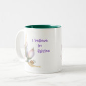 私は妖精のマグで信じます ツートーンマグカップ (正面左)