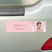 "私は妖精の国" IIのバンパーステッカーで信じます バンパーステッカー (車上)