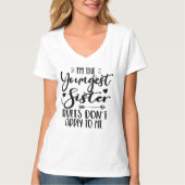 私は妹のルールに適用されない Tシャツ (正面)