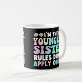 私は妹のルールの末っ子だ コーヒーマグカップ (正面右)