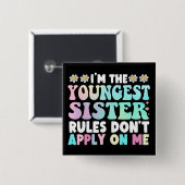 私は妹のルールの末っ子だ 缶バッジ (正面&裏面)
