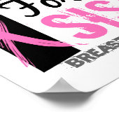 私は妹の乳がんのために戦う ポスター (角)