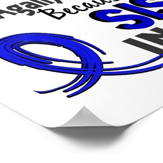 私は妹の結腸がんで欲しい ポスター (角)