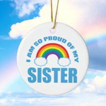 私は妹の誇りを持ったレインボークリスマスだ