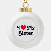 私は妹を愛している セラミックボールオーナメント (正面)