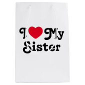 私は妹を愛している ミディアムペーパーバッグ (正面)