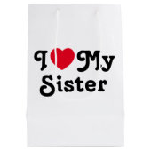私は妹を愛している ミディアムペーパーバッグ (裏面)