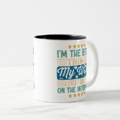 私は妻が最高のこの中で見つけた物だ ツートーンマグカップ (正面右)