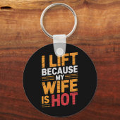 私は妻が熱いので持ち上げる1 キーホルダー (正面)