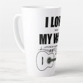 私は妻が私にもう一つのギターを買貸してるのが好き カフェラテマグ (左アングル)