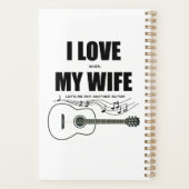 私は妻が私にもう一つのギターを買貸してるのが好き プランナー手帳 (裏面)