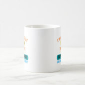 私は妻が見最高のつけた事だおもしろい夫 コーヒーマグカップ (中央)