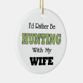 私は妻と狩りになりたい セラミックオーナメント (右)
