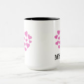 私は妻のかわいいバレンタイン愛が大好き マグカップ (中央)