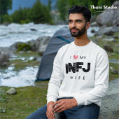 私は妻の性格特徴バレンタインが大好き スウェットシャツ