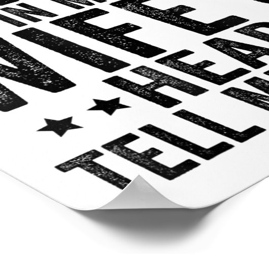 私は妻の頭の中の声が何でも言うことをする ポスター (角)