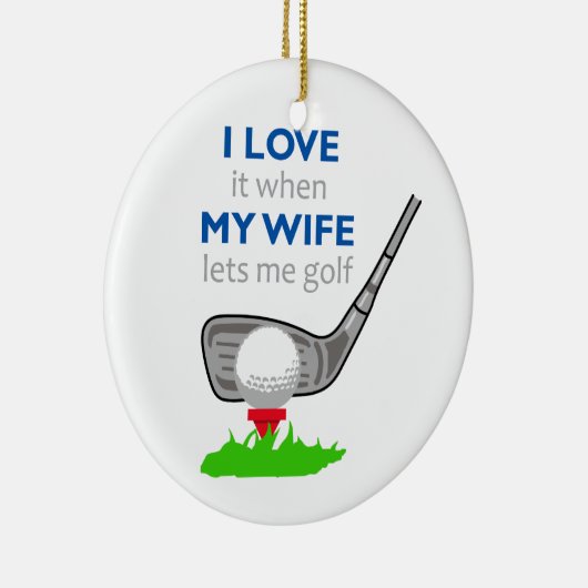 私は妻を愛している セラミックオーナメント (右)