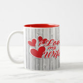 私は妻を愛している ツートーンマグカップ (左)