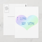私は妻を愛している ポストカード (正面/裏面)