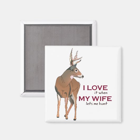 私は妻を愛している マグネット (正面/裏面)