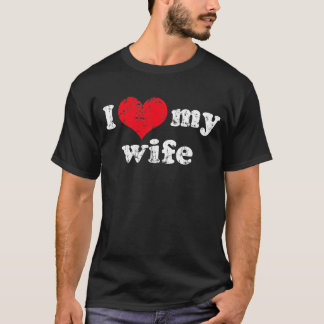私は妻を愛している Tシャツ