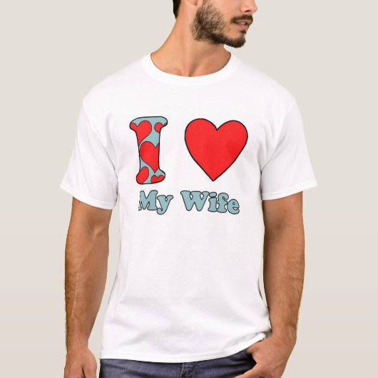 私は妻を愛している Tシャツ (正面)