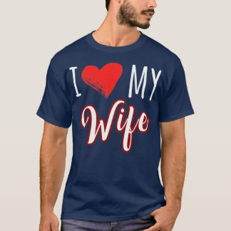 私は妻を愛している Tシャツ