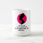 私は妻を愛していカスタムる コーヒーマグカップ (中央)