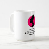 私は妻を愛していカスタムる コーヒーマグカップ (正面左)