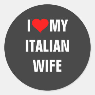 私は妻を愛イタリアンする ラウンドシール