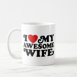 私は妻を愛素晴らしす コーヒーマグカップ